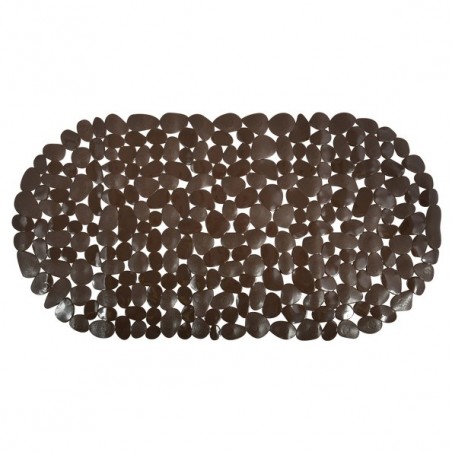 Tapis Fond de baignoire PVC GALETS 39x99cm Chocolat MSV MSV