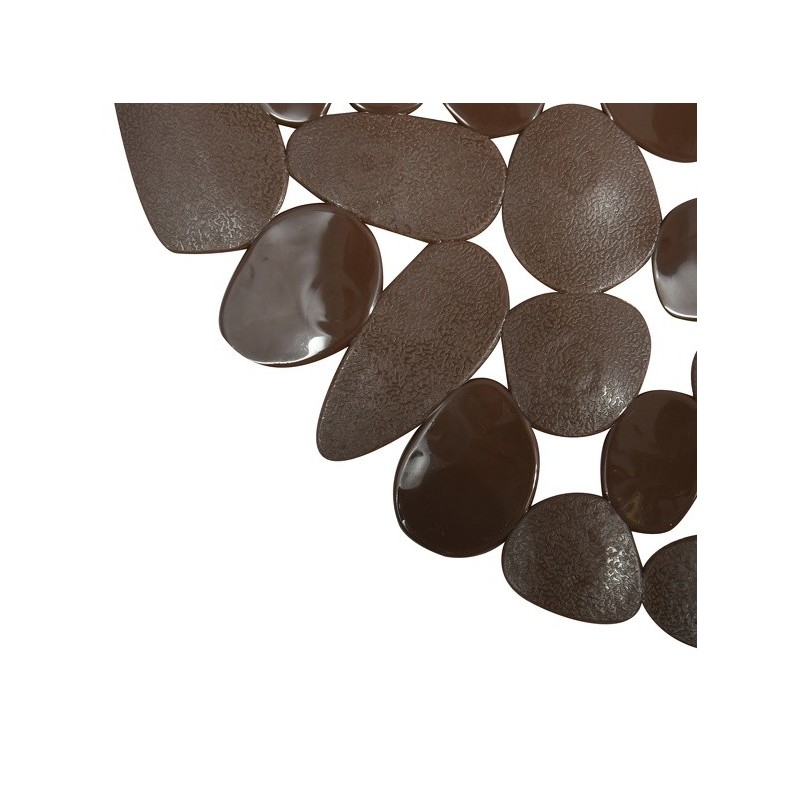 Tapis Fond de baignoire PVC GALETS 39x99cm Chocolat MSV MSV