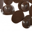 Tapis Fond de baignoire PVC GALETS 39x99cm Chocolat MSV MSV