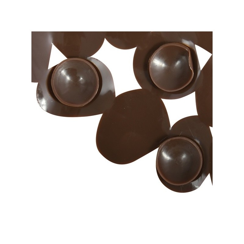 Tapis Fond de baignoire PVC GALETS 39x99cm Chocolat MSV MSV