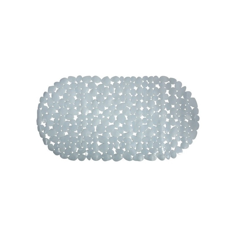 spirella Tapis Fond de baignoire PVC GALETS 39x99cm Gris MSV