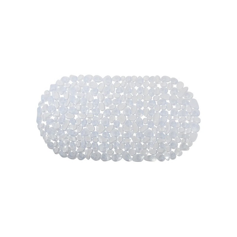 MSV Tapis Fond de baignoire PVC GALETS 39x99cm Transparent MSV