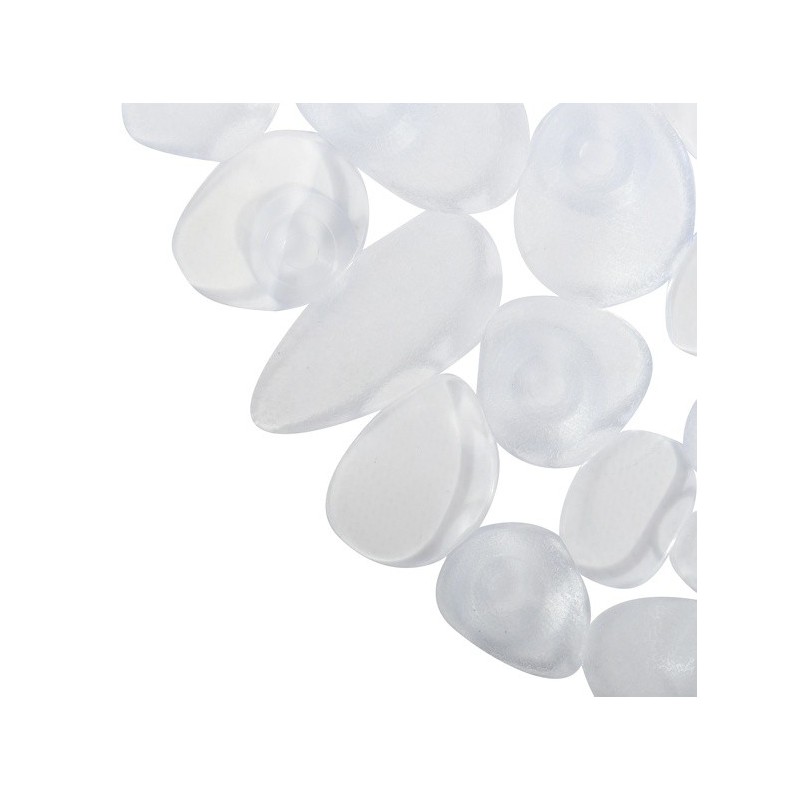 MSV Tapis Fond de baignoire PVC GALETS 39x99cm Transparent MSV