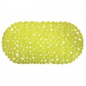 MSV Tapis Fond de baignoire PVC GALETS 39x99cm Vert MSV