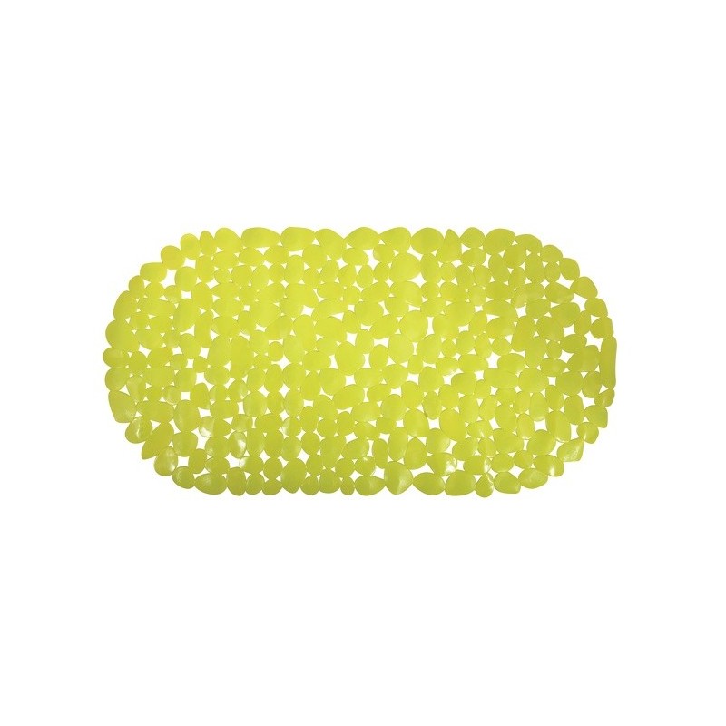 spirella MSV Tapis Fond de baignoire PVC GALETS 39x99cm Vert