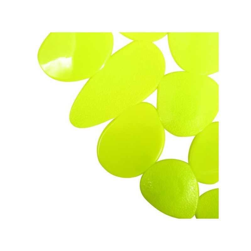 MSV Tapis Fond de baignoire PVC GALETS 39x99cm Vert MSV