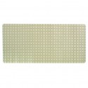MSV Tapis Fond de baignoire antidérapant Caoutchouc QUADRO 36x76cm Beige MSV