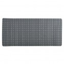 MSV Tapis Fond de baignoire antidérapant Caoutchouc QUADRO 36x76cm Gris MSV