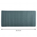 MSV Tapis Fond de baignoire antidérapant Caoutchouc QUADRO 36x76cm Gris MSV
