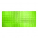 MSV Tapis Fond de baignoire antidérapant Caoutchouc QUADRO 36x76cm Vert MSV