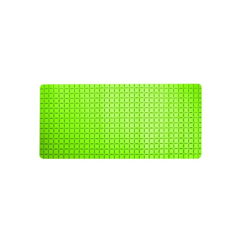 MSV Tapis Fond de baignoire antidérapant Caoutchouc QUADRO 36x76cm Vert MSV
