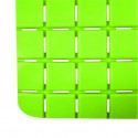 MSV Tapis Fond de baignoire antidérapant Caoutchouc QUADRO 36x76cm Vert MSV