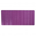 MSV Tapis Fond de baignoire antidérapant Caoutchouc QUADRO 36x76cm Violet MSV
