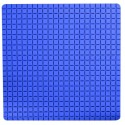 Tapis Fond de douche antidérapant Caoutchouc QUADRO 54x54cm Bleu MSV MSV