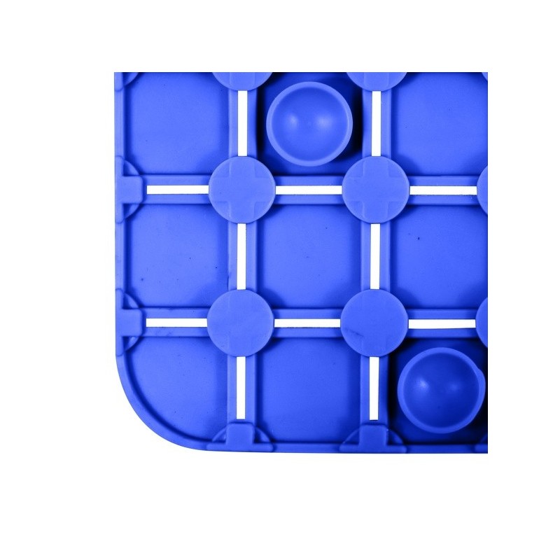 Tapis Fond de douche antidérapant Caoutchouc QUADRO 54x54cm Bleu MSV MSV
