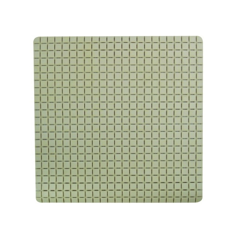 spirella Tapis Fond de douche antidérapant Caoutchouc QUADRO 54x54cm Beige MSV