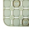 Tapis Fond de douche antidérapant Caoutchouc QUADRO 54x54cm Beige MSV MSV