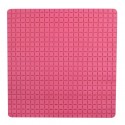 Tapis Fond de douche antidérapant Caoutchouc QUADRO 54x54cm Rose Fuschia MSV MSV
