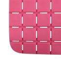 Tapis Fond de douche antidérapant Caoutchouc QUADRO 54x54cm Rose Fuschia MSV MSV