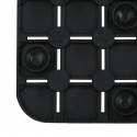 Tapis Fond de douche antidérapant Caoutchouc QUADRO 54x54cm Noir MSV MSV