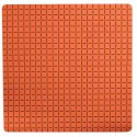 Tapis Fond de douche antidérapant Caoutchouc QUADRO 54x54cm Orange MSV MSV