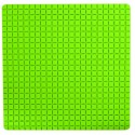 MSV Tapis Fond de douche antidérapant Caoutchouc QUADRO 54x54cm Vert MSV