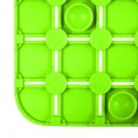MSV Tapis Fond de douche antidérapant Caoutchouc QUADRO 54x54cm Vert MSV