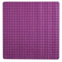 MSV Tapis Fond de douche antidérapant Caoutchouc QUADRO 54x54cm Violet MSV