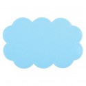 Lot de 4 Tapis antiderapants de douche ou baignoire PVC NUAGES 14,5x9cm Bleu Ciel MSV MSV