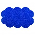 Lot de 4 Tapis antiderapants de douche ou baignoire PVC NUAGES 14,5x9cm Bleu Marine MSV MSV