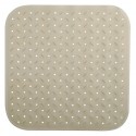 MSV Tapis Fond de douche antidérapant Caoutchouc CLASS 54x54cm Beige MSV