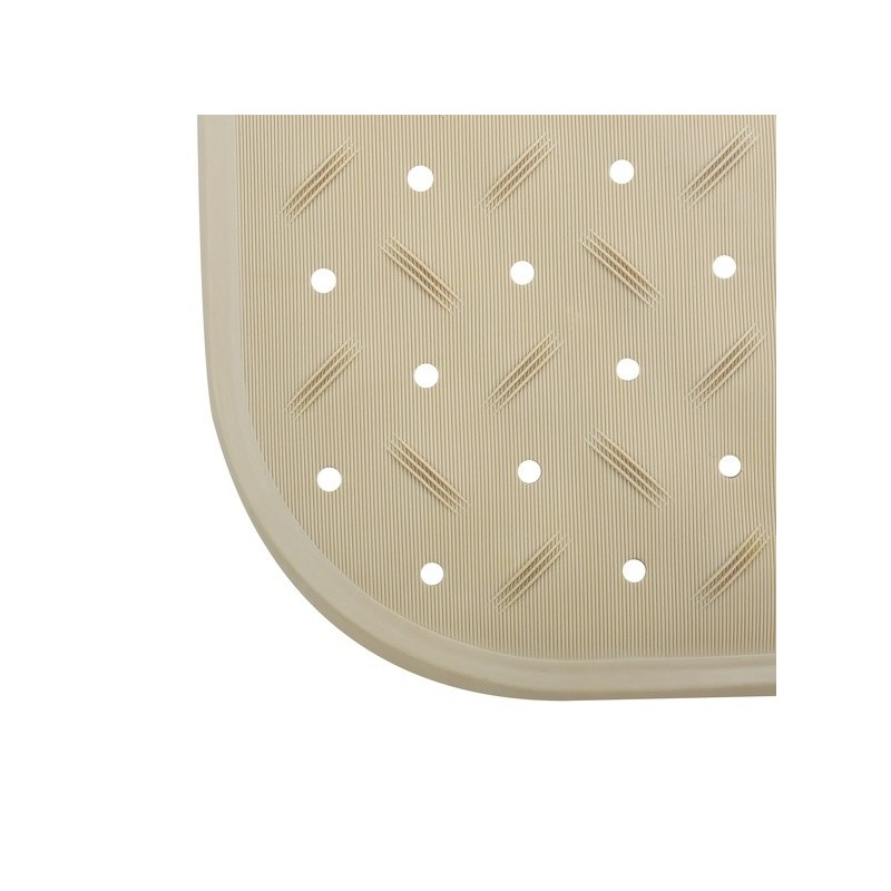 Tapis Fond de douche antidérapant Caoutchouc CLASS 54x54cm Beige MSV MSV