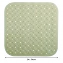 MSV Tapis Fond de douche antidérapant Caoutchouc CLASS 54x54cm Beige MSV