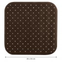 Tapis Fond de douche antidérapant Caoutchouc CLASS 54x54cm Chocolat MSV MSV
