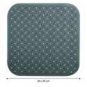 Tapis Fond de douche antidérapant Caoutchouc CLASS 54x54cm Gris MSV MSV