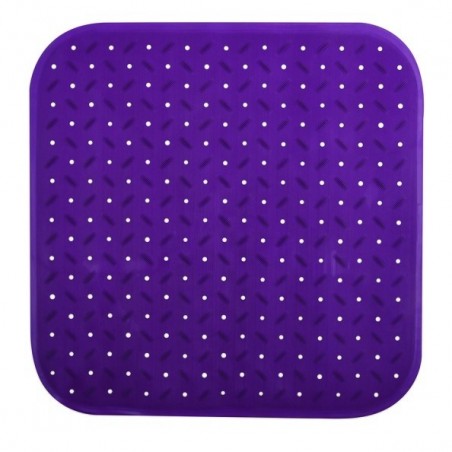 Tapis Fond de douche antidérapant Caoutchouc CLASS 54x54cm Mauve MSV MSV