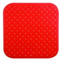 Tapis Fond de douche antidérapant Caoutchouc CLASS 54x54cm Rouge MSV MSV