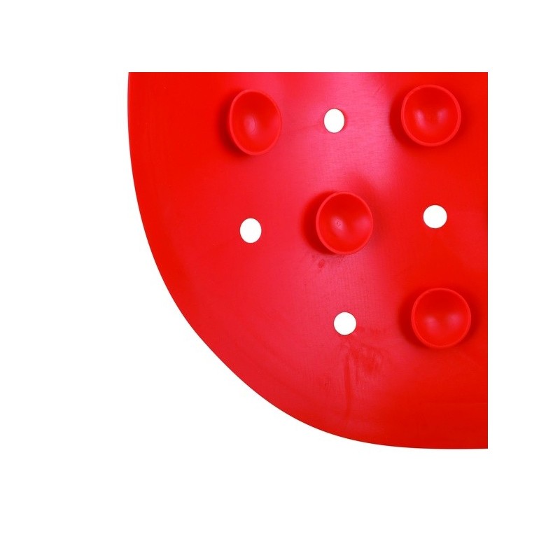 Tapis Fond de douche antidérapant Caoutchouc CLASS 54x54cm Rouge MSV MSV