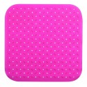 MSV Tapis Fond de douche antidérapant Caoutchouc CLASS 54x54cm Fuschia MSV