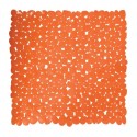 Tapis Fond de douche PVC GALETS 53x53cm Orange MSV MSV