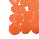 Tapis Fond de douche PVC GALETS 53x53cm Orange MSV MSV