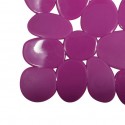 Tapis Fond de douche PVC GALETS 53x53cm Violet MSV MSV