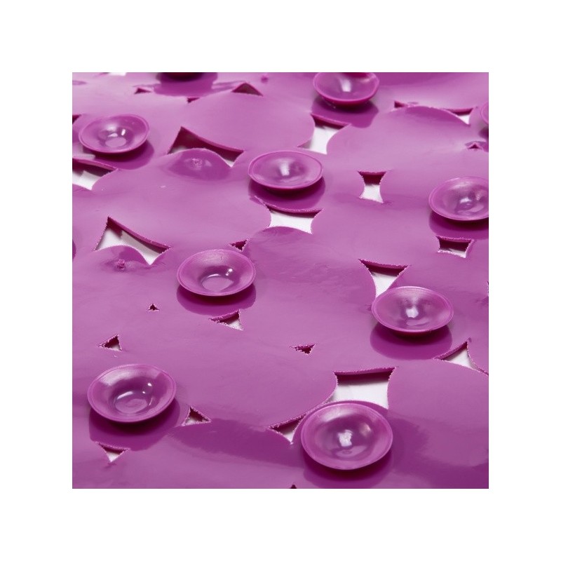 Tapis Fond de douche PVC GALETS 53x53cm Violet MSV MSV