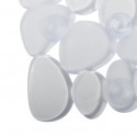 Tapis Fond de douche PVC GALETS 53x53cm Transparent MSV MSV