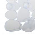 Tapis Fond de douche PVC GALETS 53x53cm Transparent MSV MSV