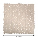 Tapis Fond de douche PVC GALETS 53x53cm Beige MSV MSV