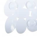 Tapis Fond de douche PVC GALETS 53x53cm Bleu Ciel MSV MSV