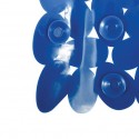 Tapis Fond de douche PVC GALETS 53x53cm Bleu Marine MSV MSV