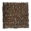 Tapis Fond de douche PVC GALETS 53x53cm Chocolat MSV MSV