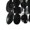 Tapis Fond de douche PVC GALETS 53x53cm Noir MSV MSV